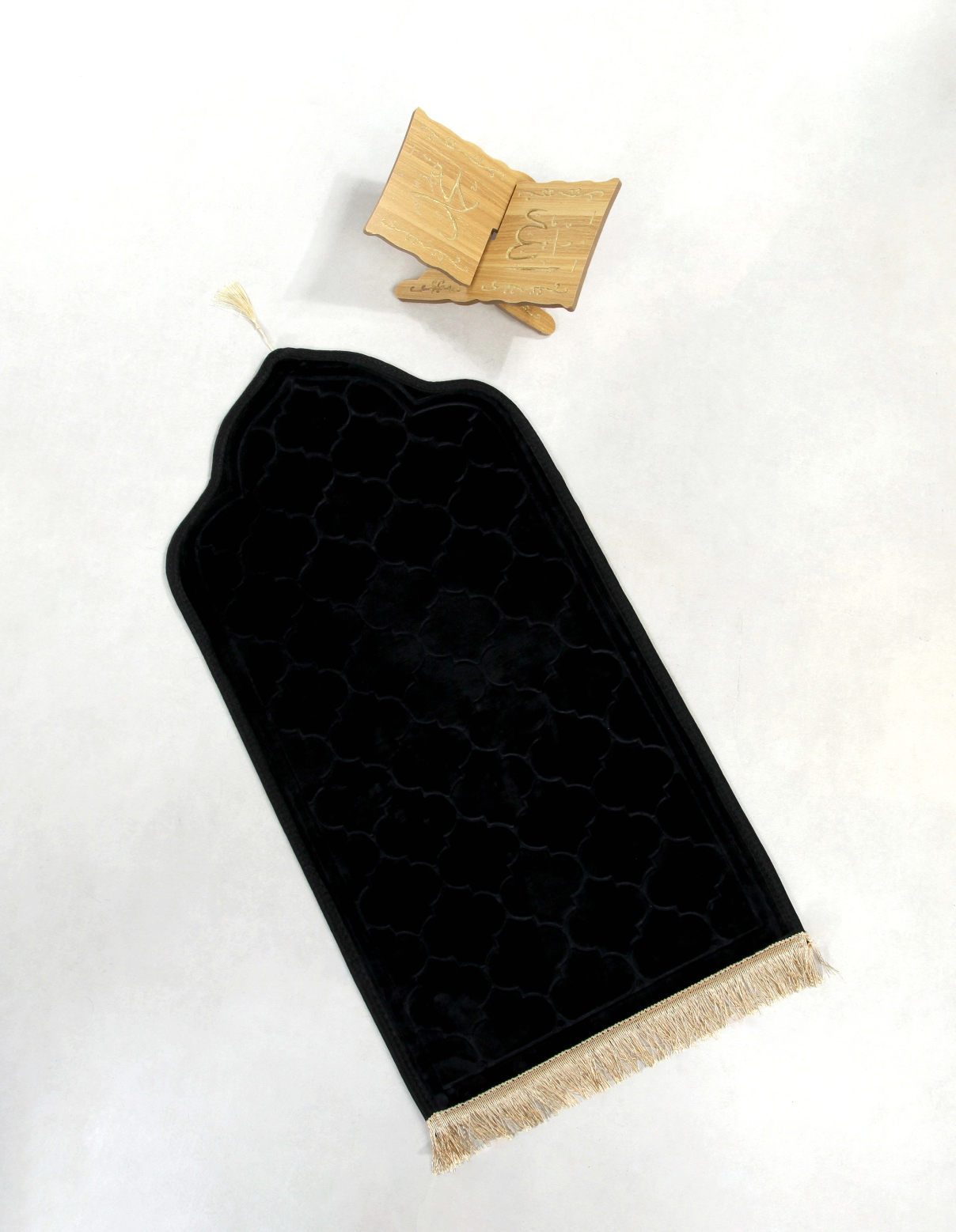 Tapis de prière Minaret noire