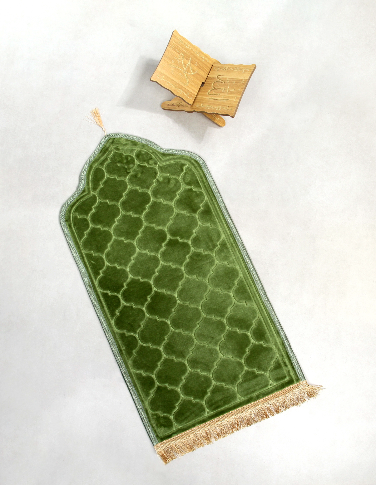 Tapis de prière Minaret Vert