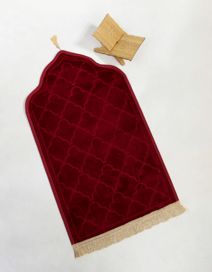 Tapis de prière Minaret Rouge