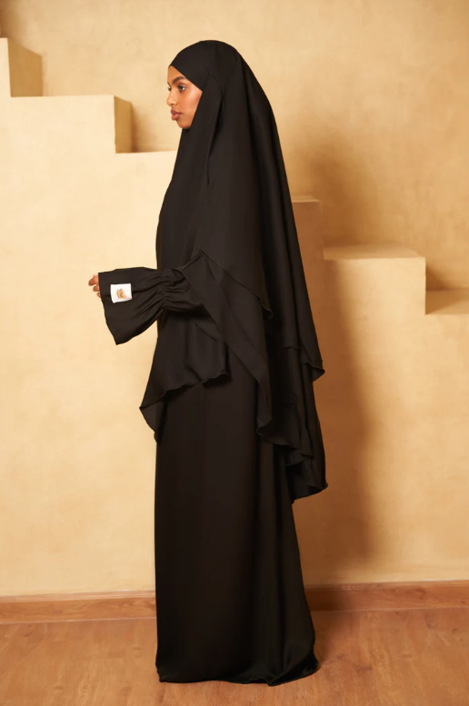 SET MEDINA SATIN NOIR