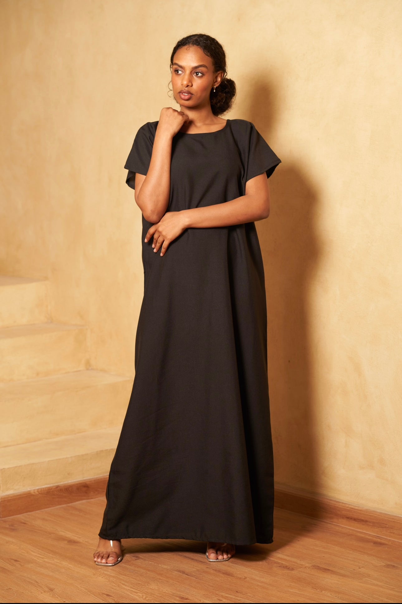 SOUS ROBE LIN